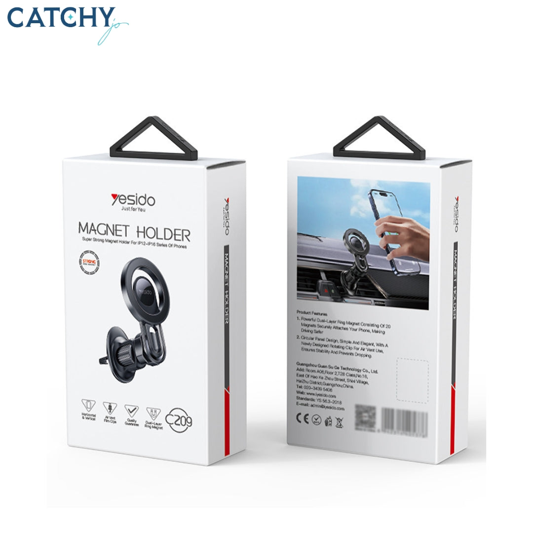 YESIDO C209 360 Rotation MagPro Magnetic Car Phone Holder