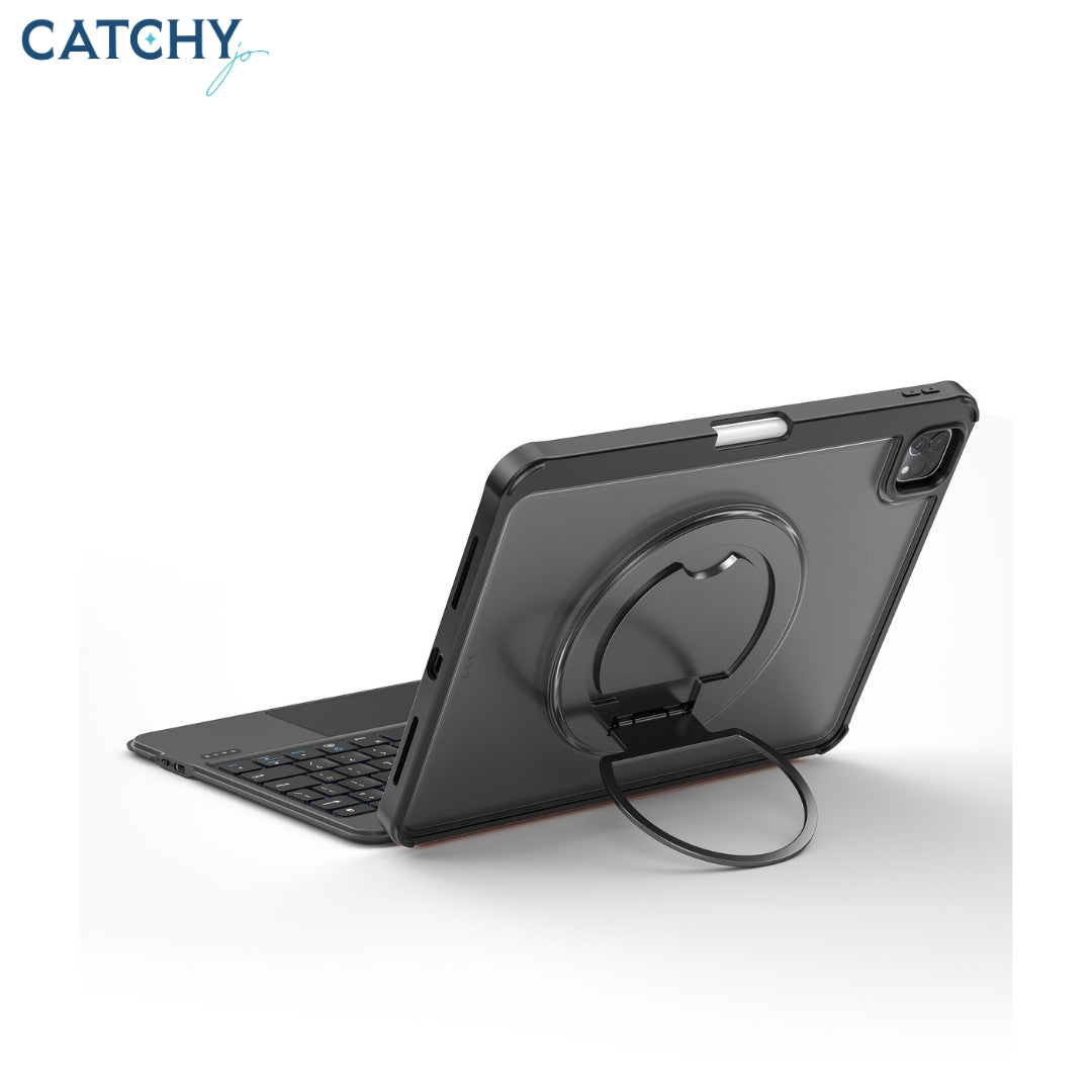 WiWU MK-007 Combo Pro 360° Rotating Detachable Keyboard  (Arabic+English)