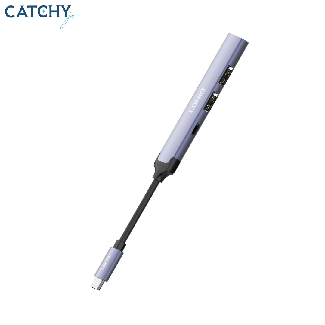 LDINO DS-34C محطة إرساء USB-C 4 في 1