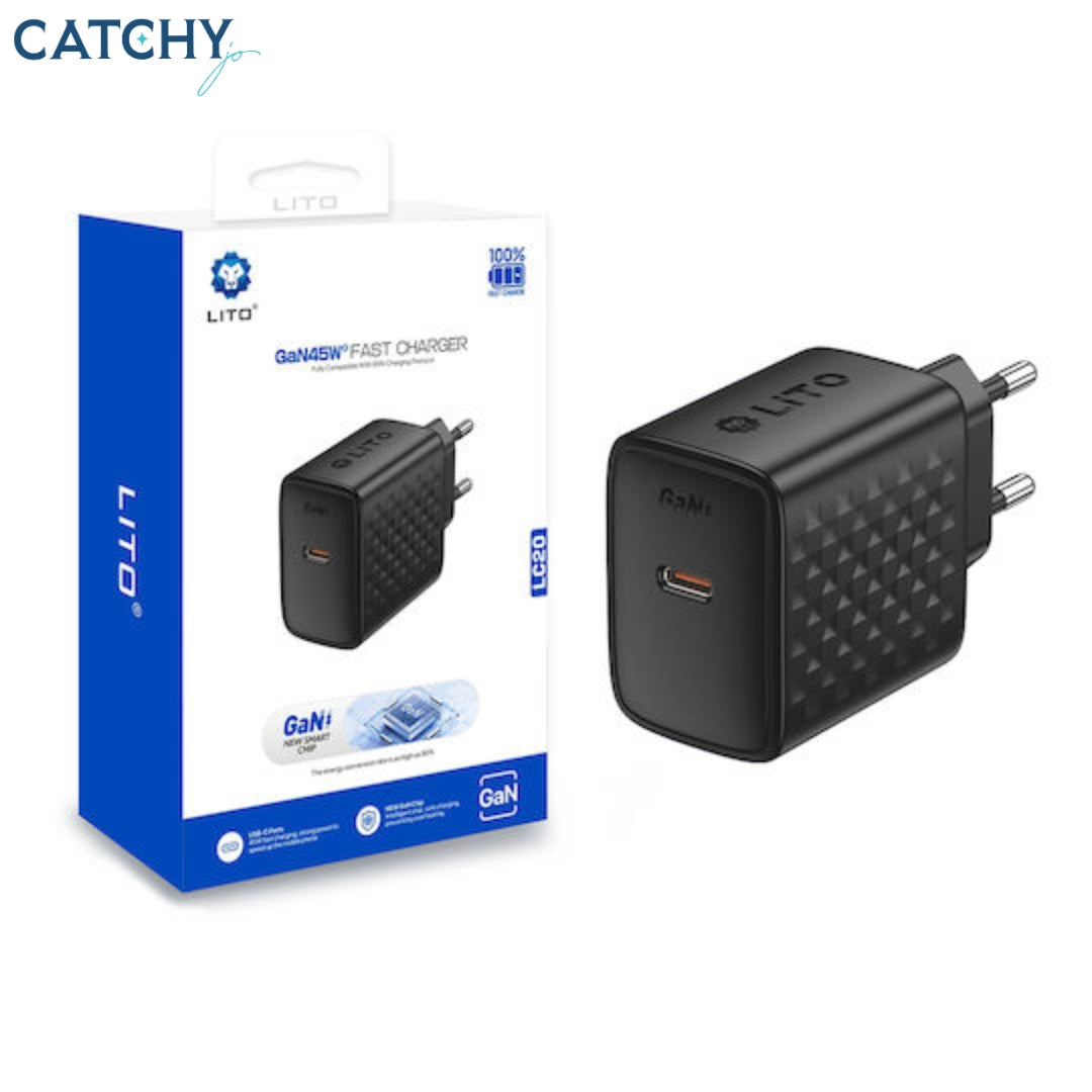 LITO LC20 Charging Adapter With USB-C Port (45W)