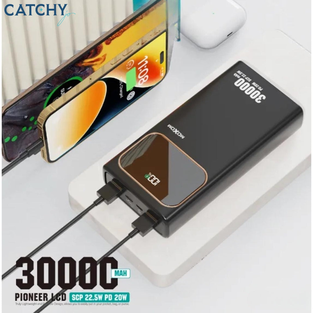 Moxom MX-PB65 Pioneer LCD Power Bank (30000mAh) Moxom MX-PB65 Pioneer LCD Power Bank (30000mAh)