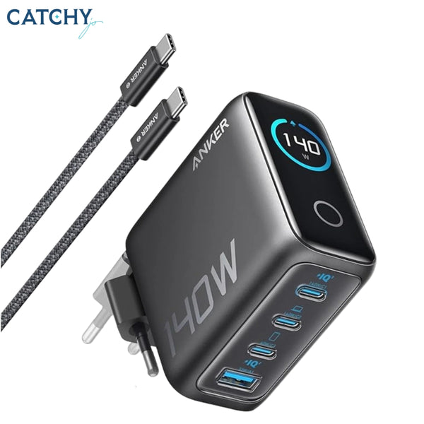 Anker Laptop Charger 4 Ports With USB-C Cable (140W)