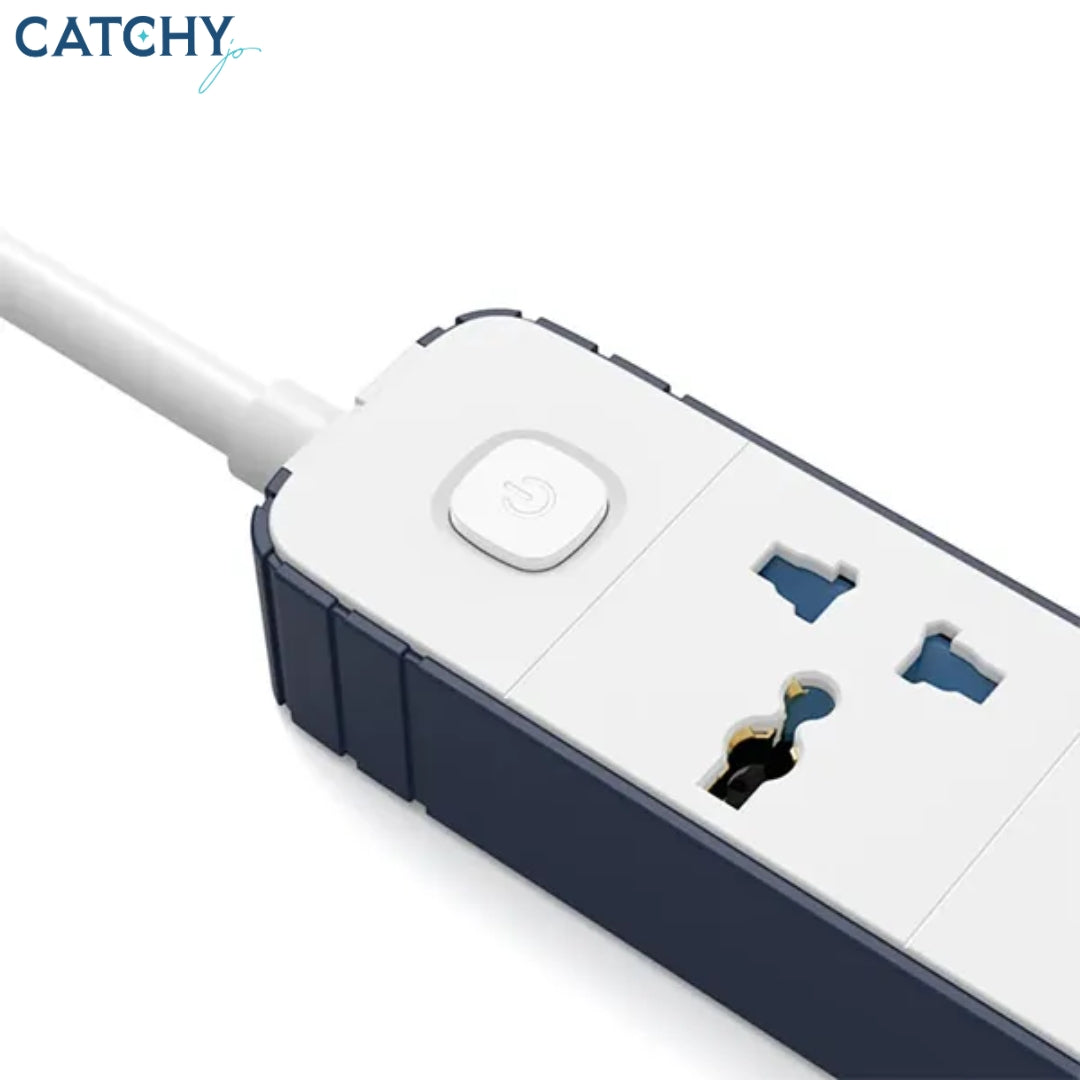 WiWU Wi-S007 PS422 8-in-1 2M Fast Charging Power Strip (20W)