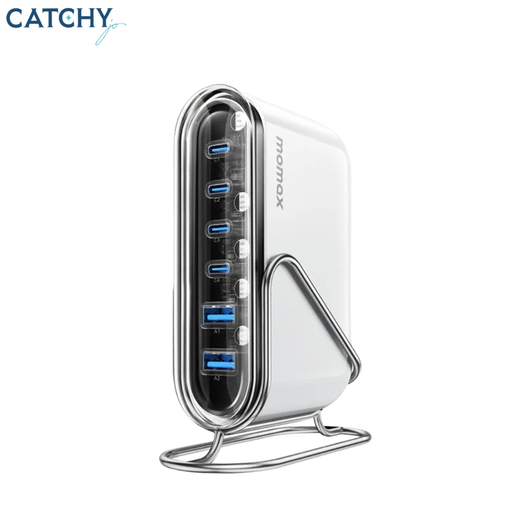 Mobile Phone Charger With 1 Charge Flow & 6-Port GaN Charger  (120W)