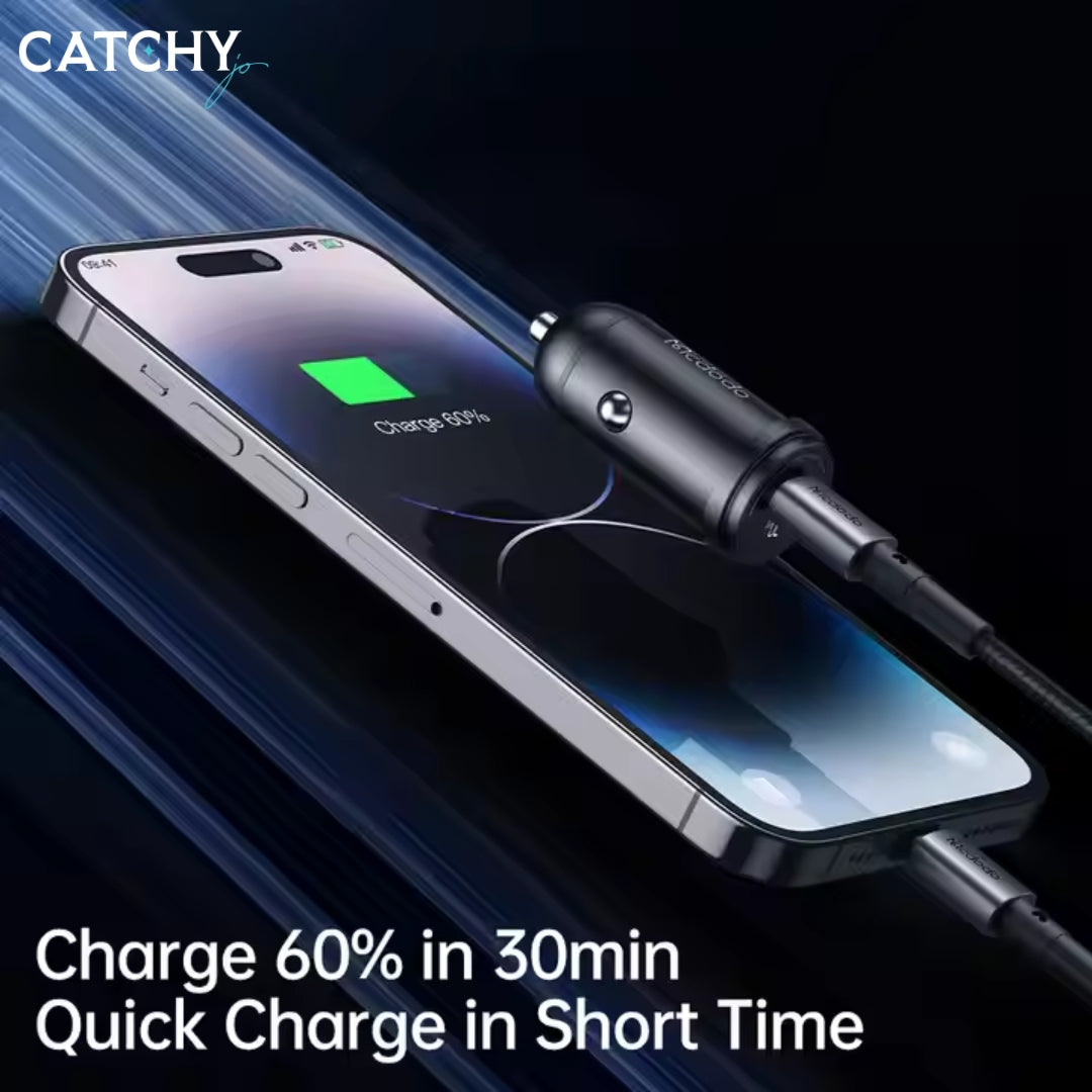 MCDODO 749 شاحن سيارة سريع USB C (30W)