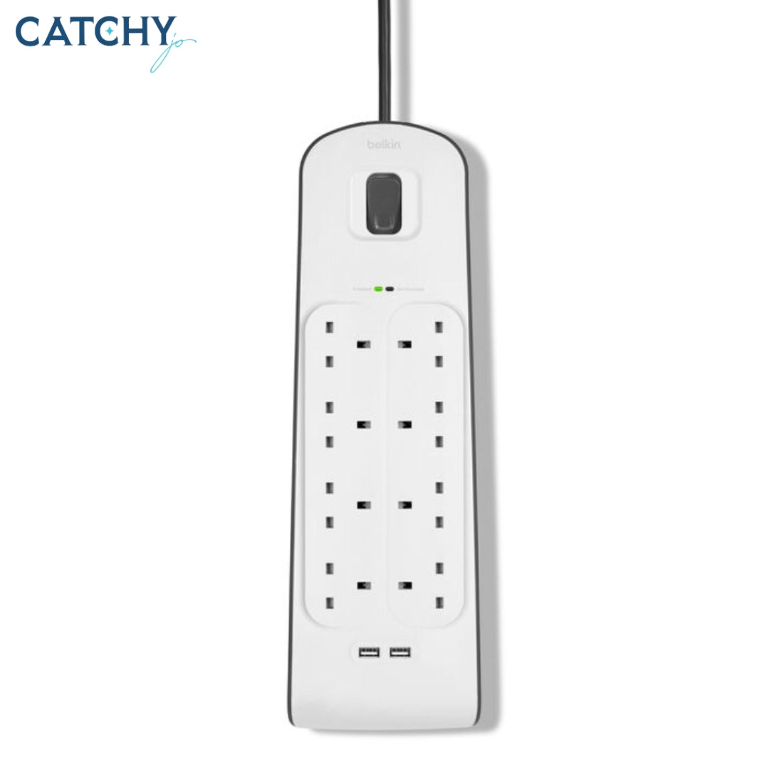 BELKIN USB Charging 8 Outlet Surge Protection Strip 2.4 Amp