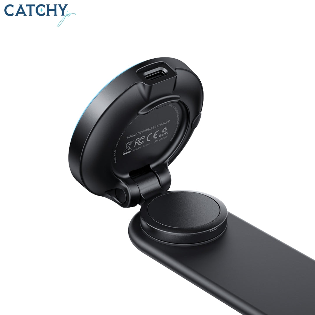 MCDODO CH-629 2-in-1 Magnetic Car Mount Wireless Charger