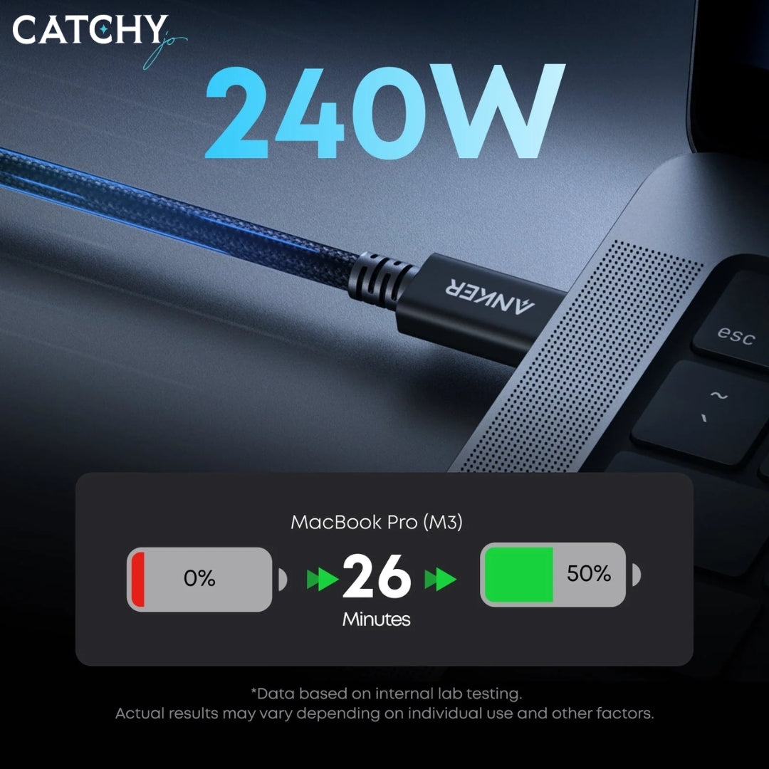 Anker Prime Thunderbolt 5 Cable (240W)