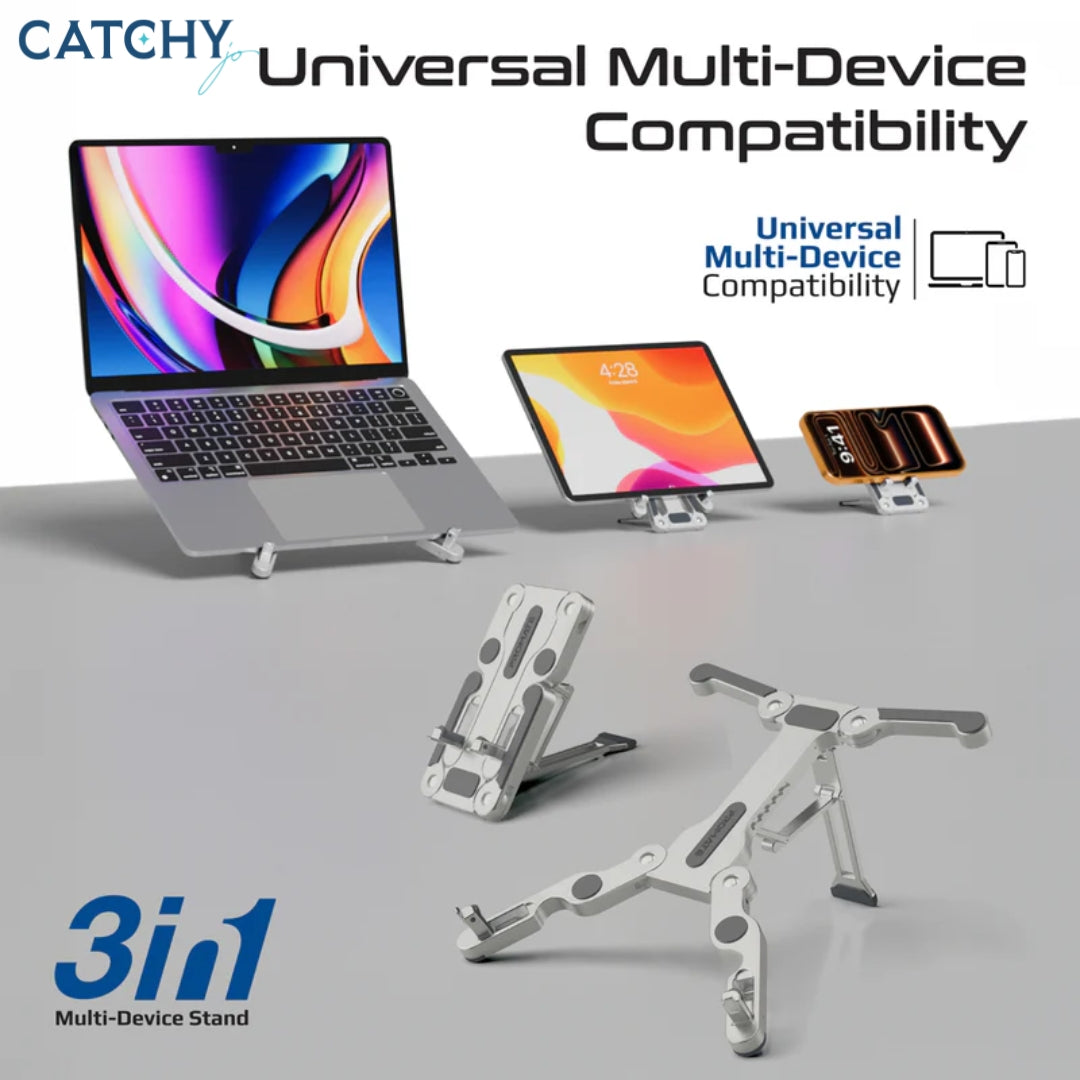 PROMATE FoldiX Compact Multi-Level Folding Laptop Stand