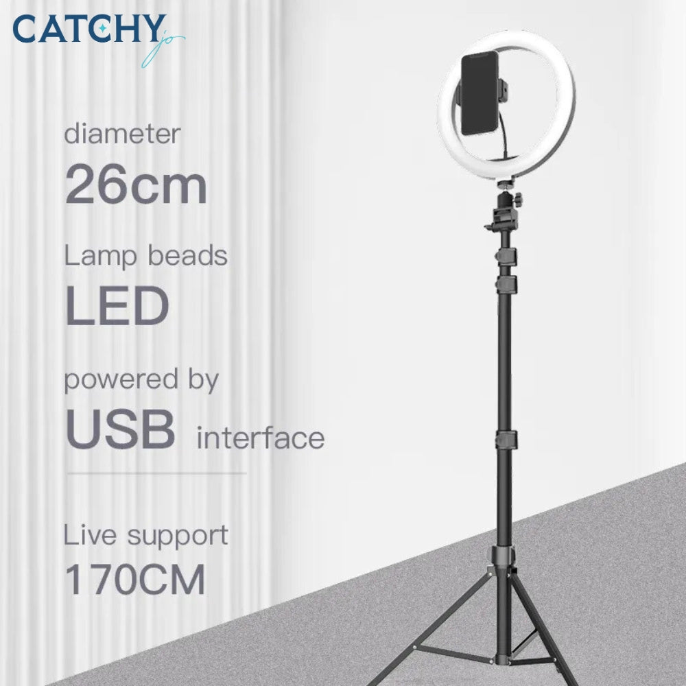 JMARY FM-536A Ring Light With Tripod & Remote