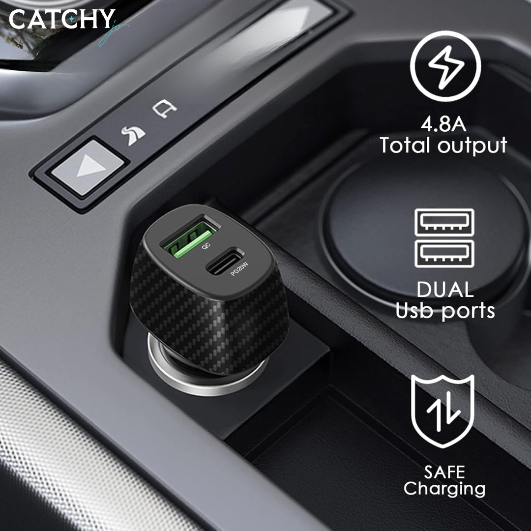 PhonePlanet Dual Usb Car Charger (38W)