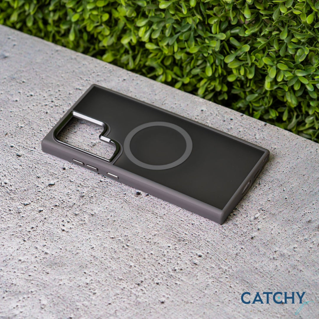 Samsung Matte MagSafe With Metal Camera Frame Case