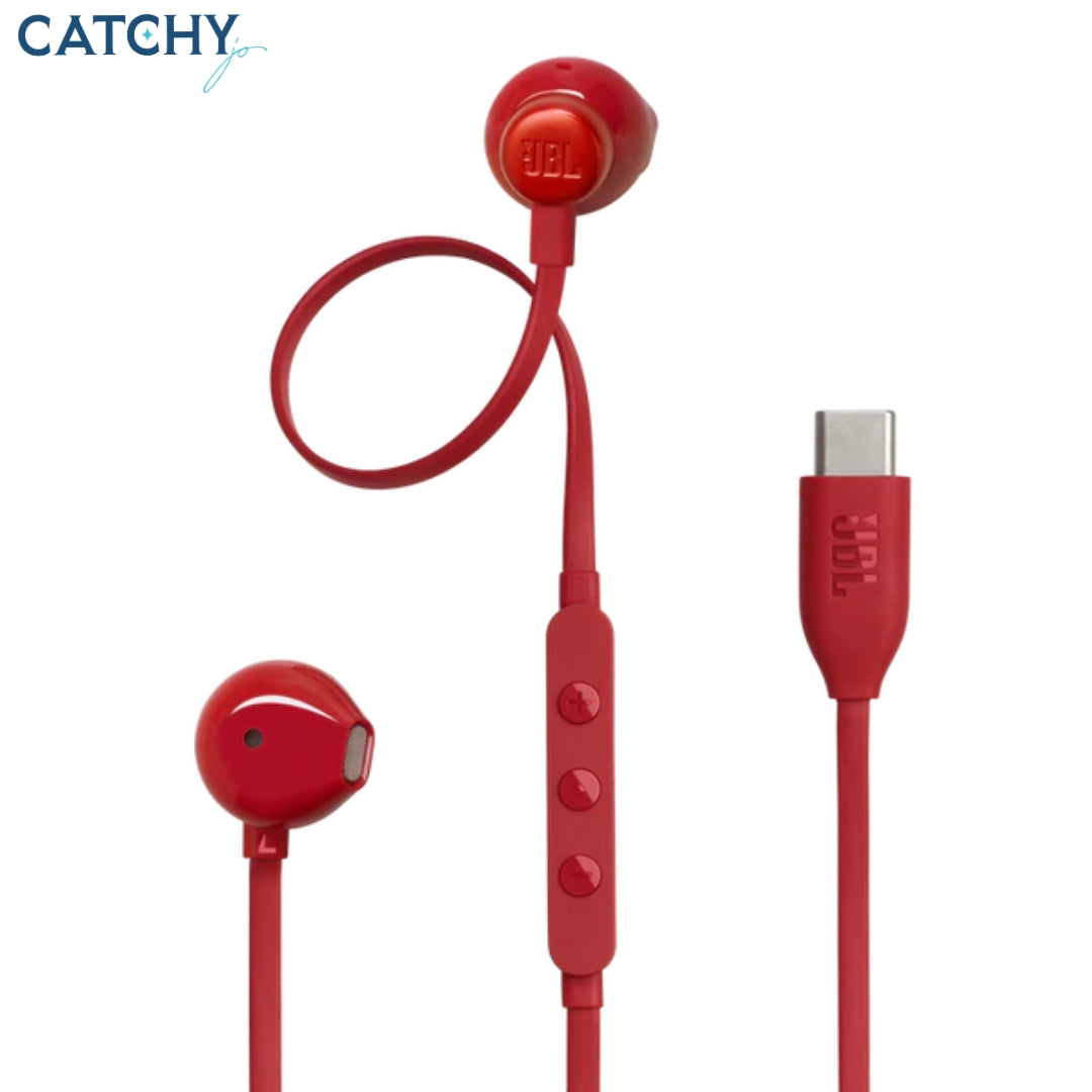 JBL T305C-BU Type-C Ear Earphones