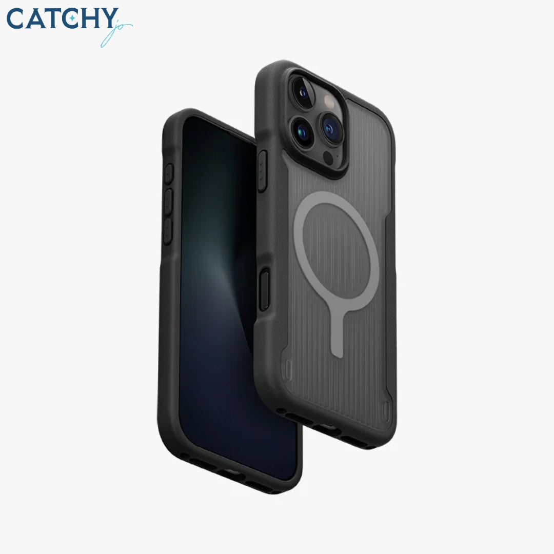 UNIQ Combat Active Triple-Layered Rugged Protective Case | iPhone 16 Pro | iPhone 16 Pro Max | Black | Clear | Orange | Gray UNIQ Combat Active Triple-Layered Rugged Protective Case | iPhone 16 Pro | iPhone 16 Pro Max | Black | Clear | Orange | Gray