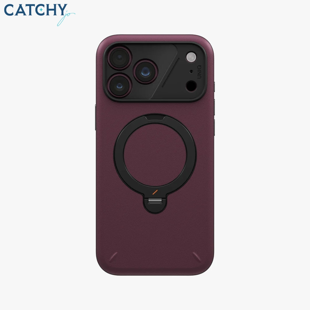 UNIQ Elix 360 Kickstand Leather Case