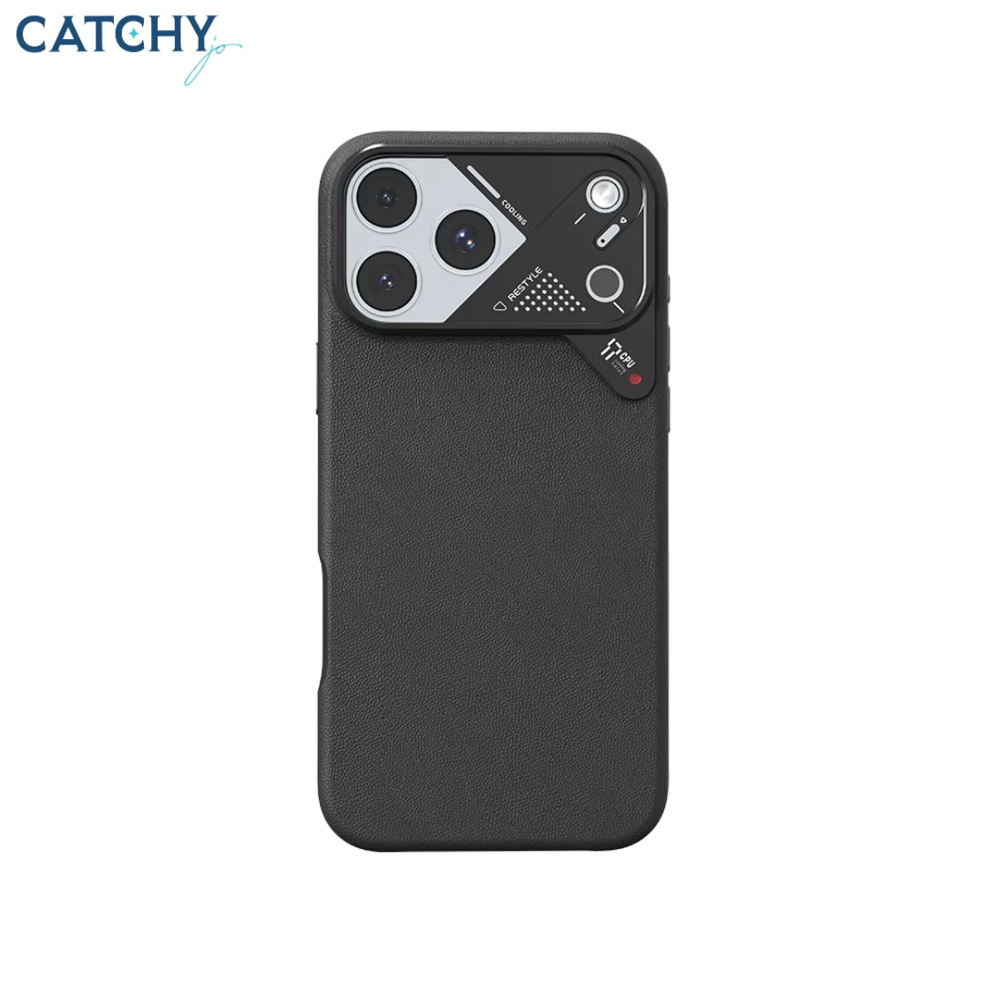 Litchi Grain Leather iPhone Case