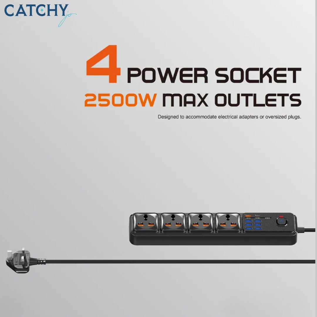 Moxom MX-ST16 12in1 Power Strip (3M) Moxom MX-ST16 12in1 Power Strip (3M)