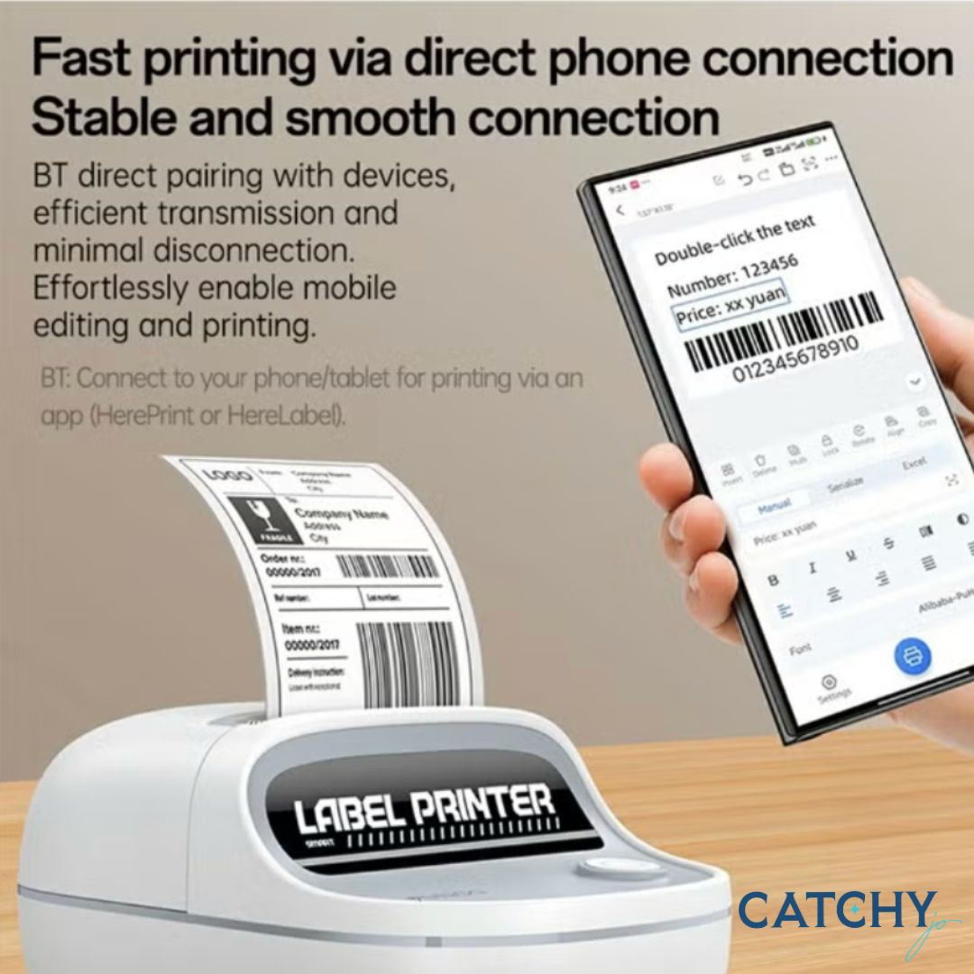 YESIDO SP10 Mini Portable Thermal Label Printer
