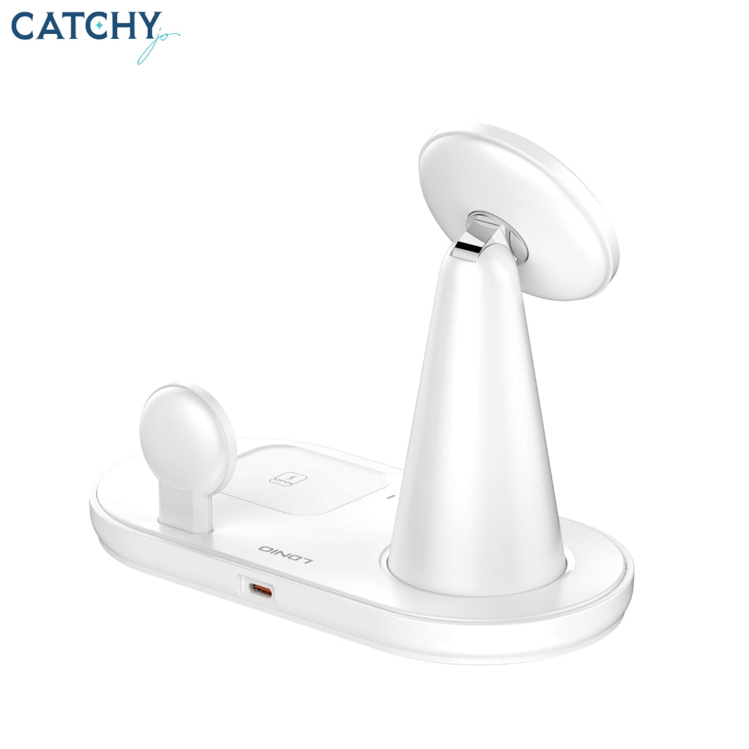 LDNIO WL01 5 IN 1 Desktop Wireless Charging Station