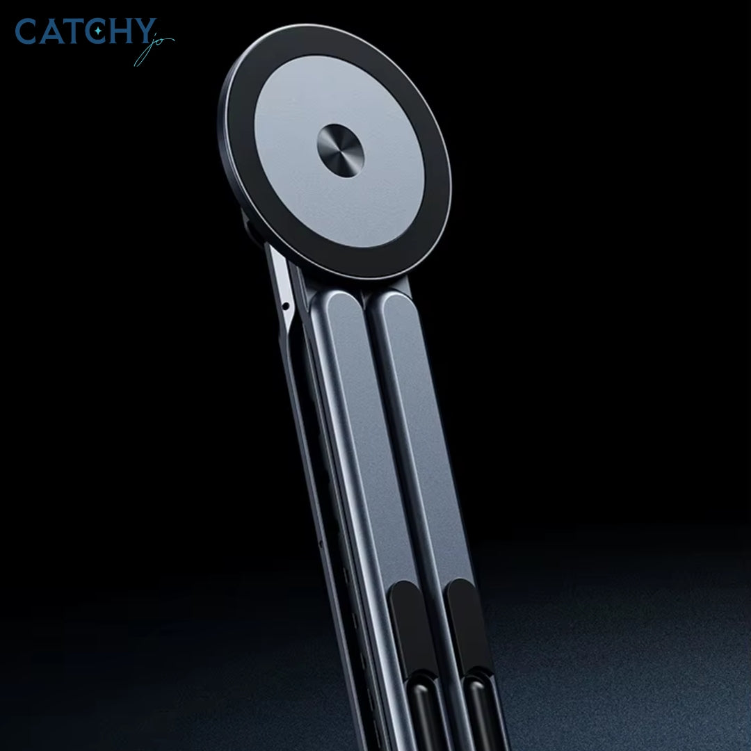 Desk Multifunctional 360 Rotating Magnetic Phone & Laptop Bracket