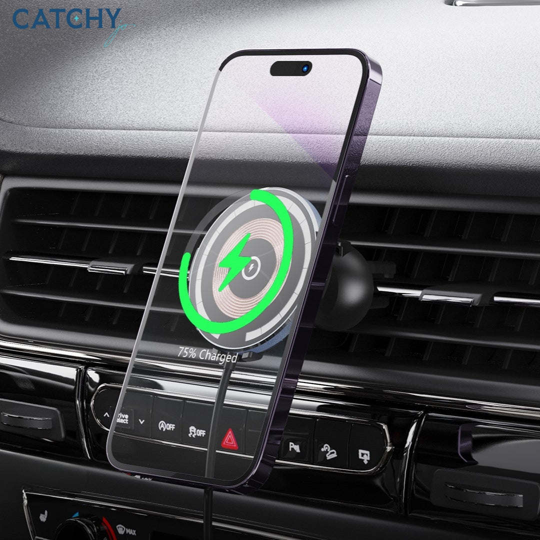 ROCKROSE MagPad Neo Magnetic Wireless Car Phone Holder (15W)