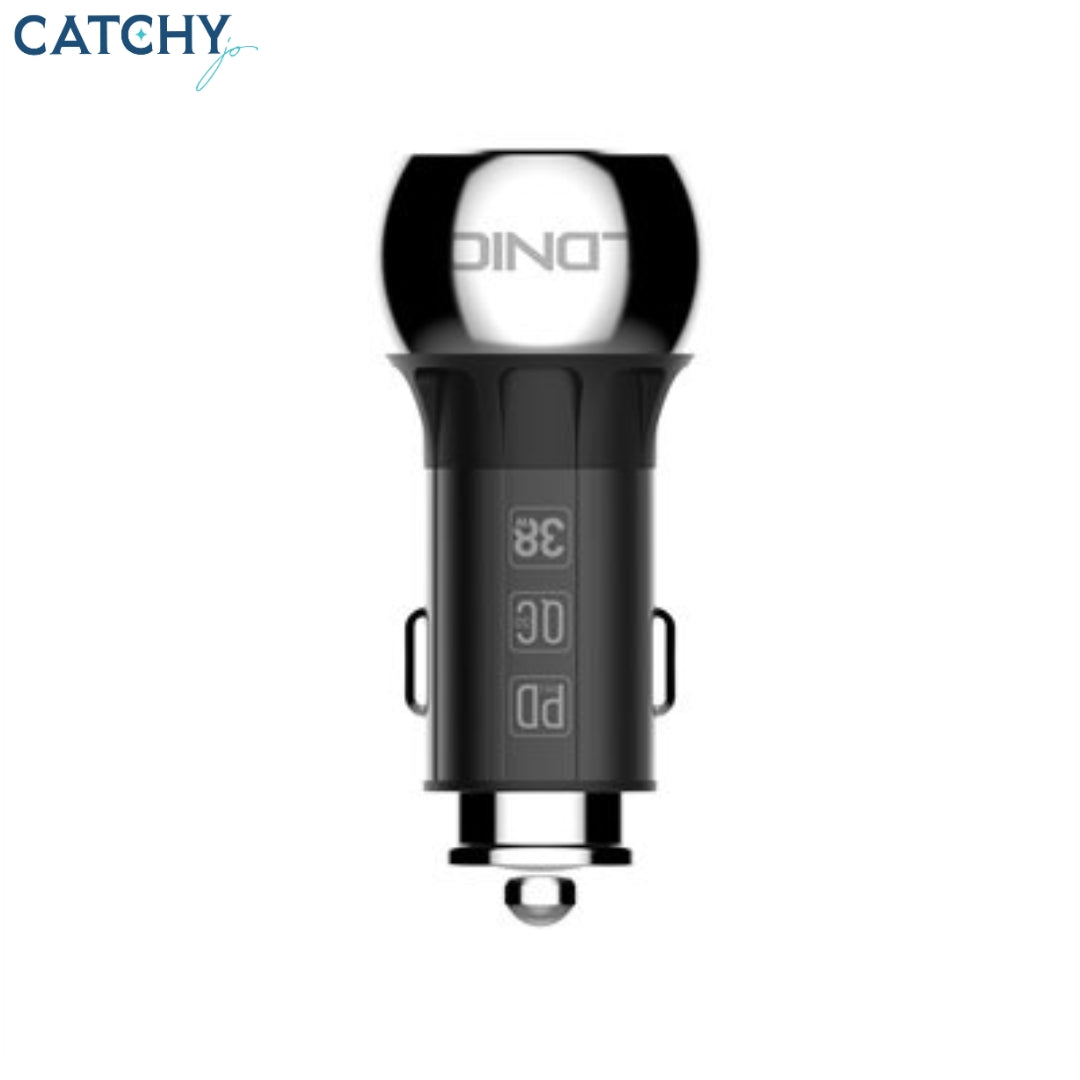 LDNIO C1 شاحن سيارة فائق السرعة بغلاف من سبائك الزنك (36W)
