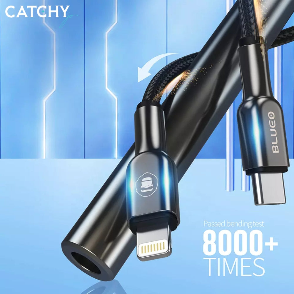 BLUEO Type C To Lightning Fast Charging Data Cable (1.2M)