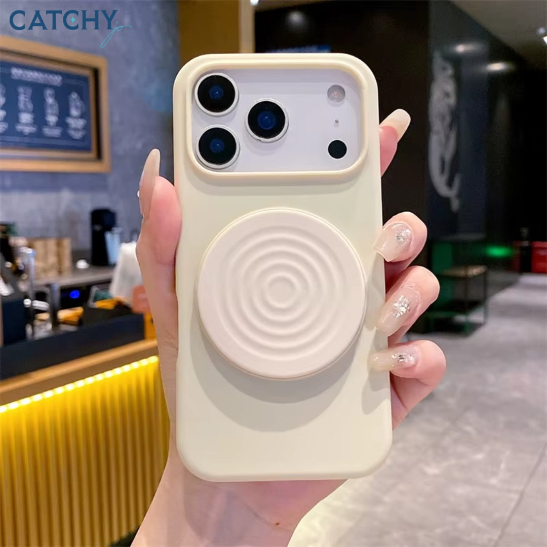 iPhone Ripple Liquid Silicone Stand Case