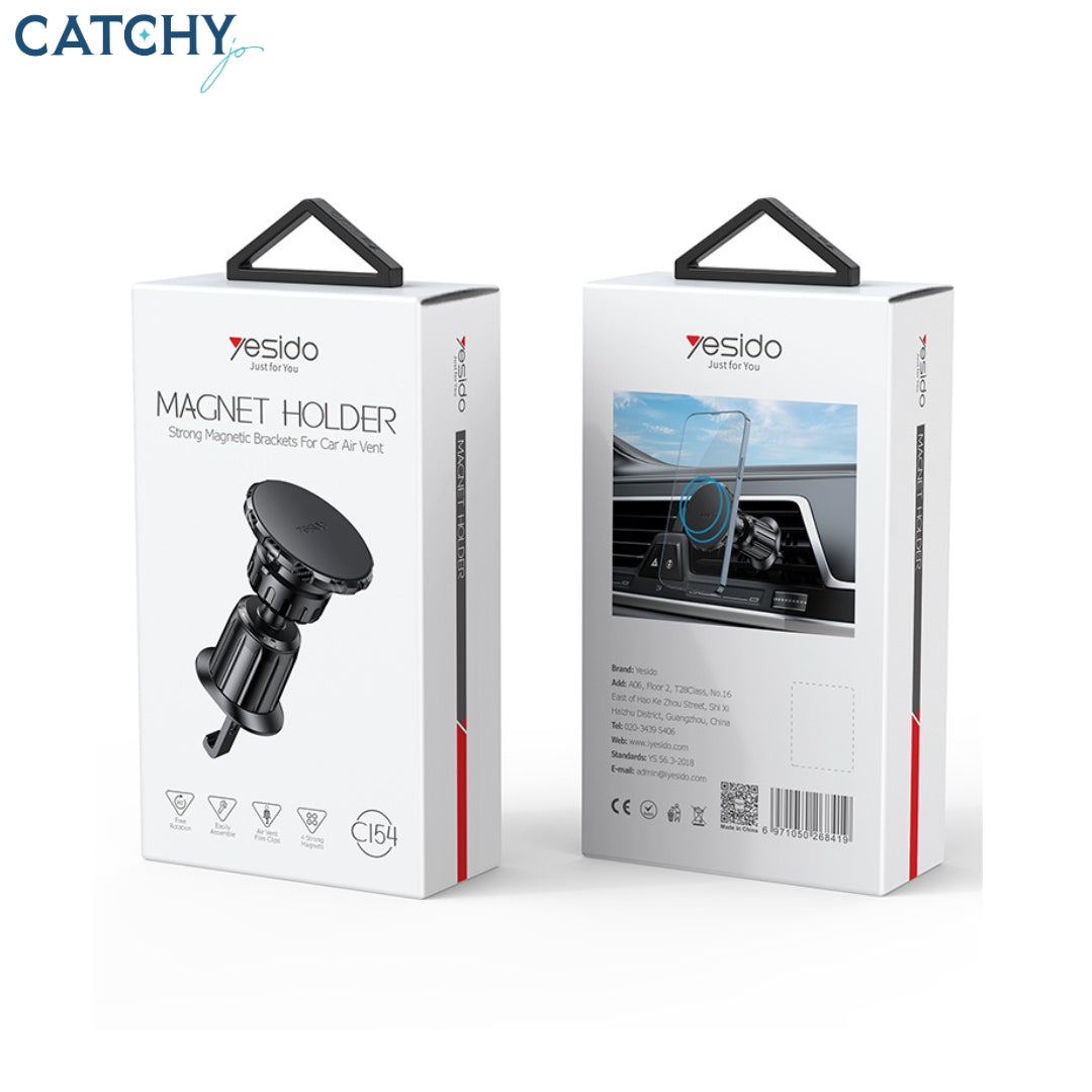 YESIDO C154 Zinc Alloy Magnetic Car Phone Holder