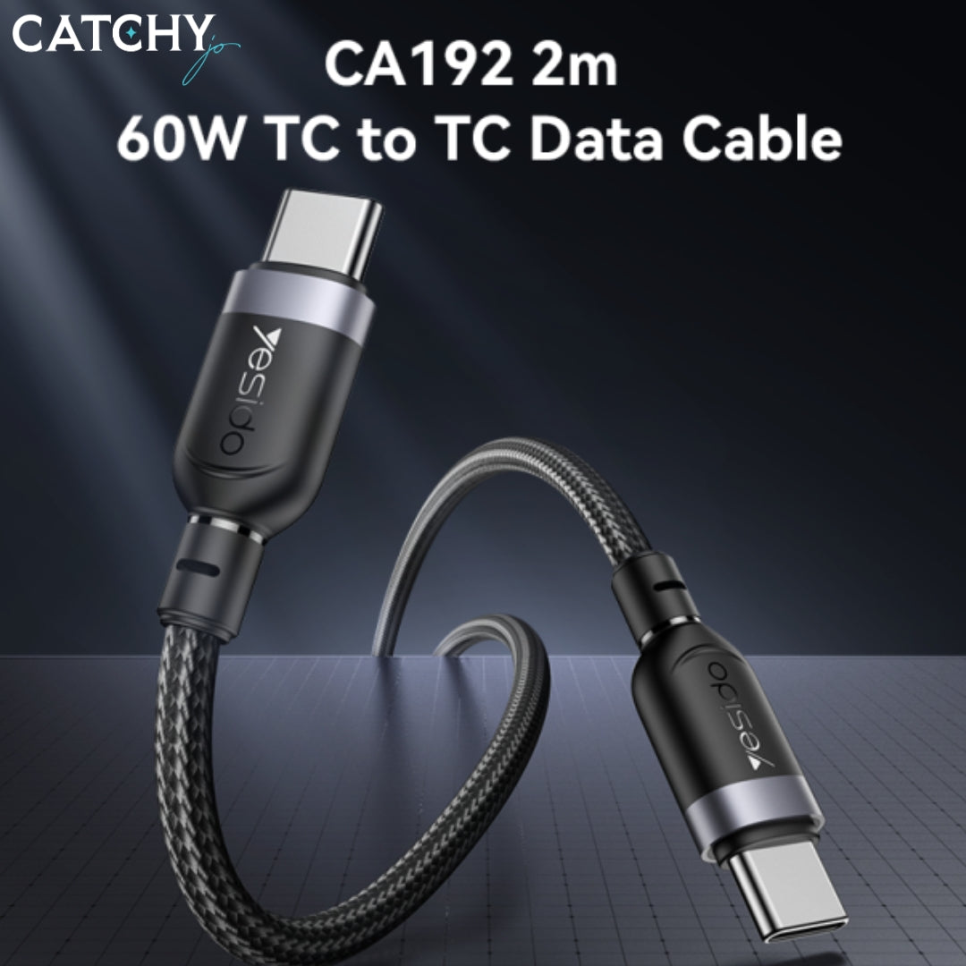 YESIDO CA192 Type-C To Type-C (60W)