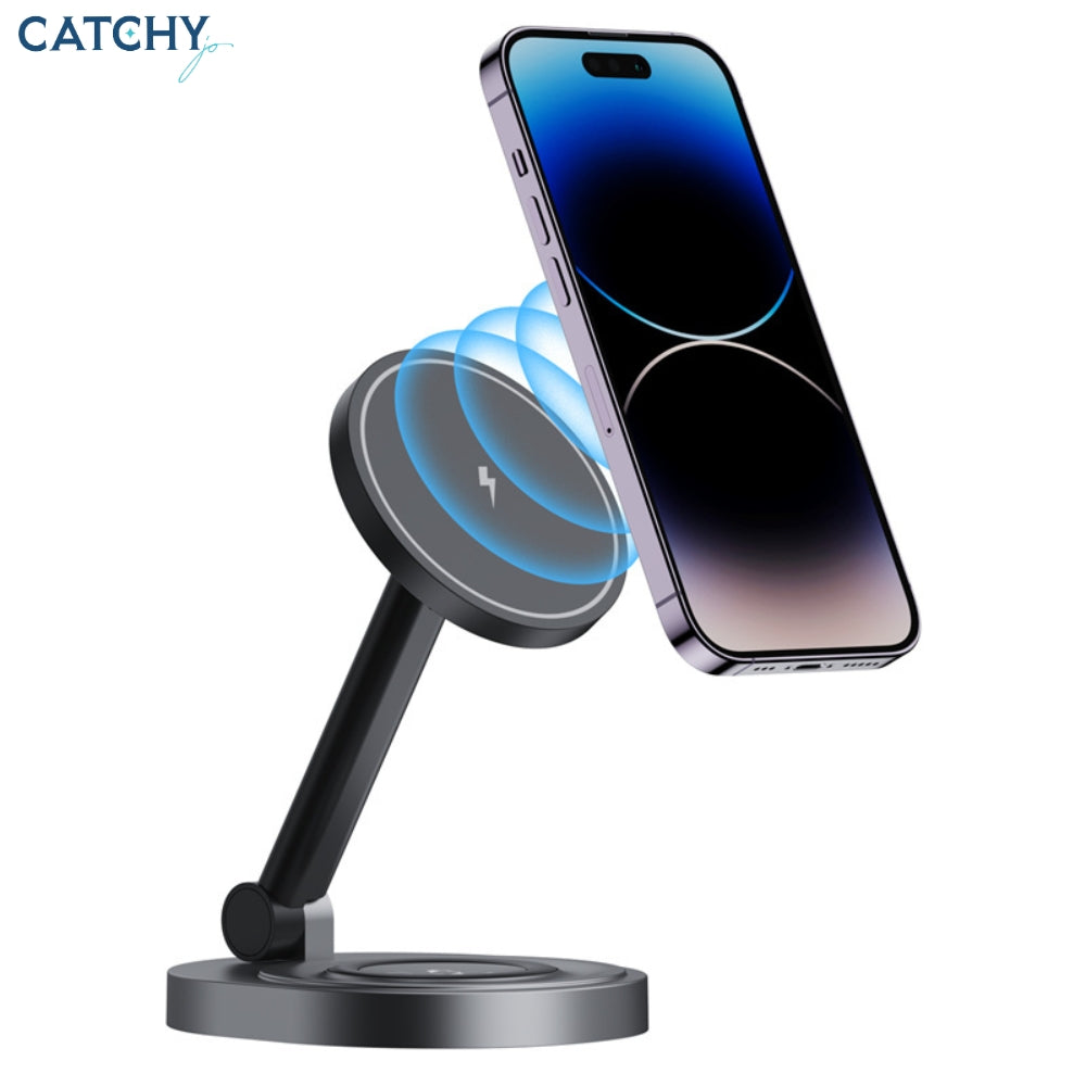 2 in 1 Magnetic Wireless Charger Stand