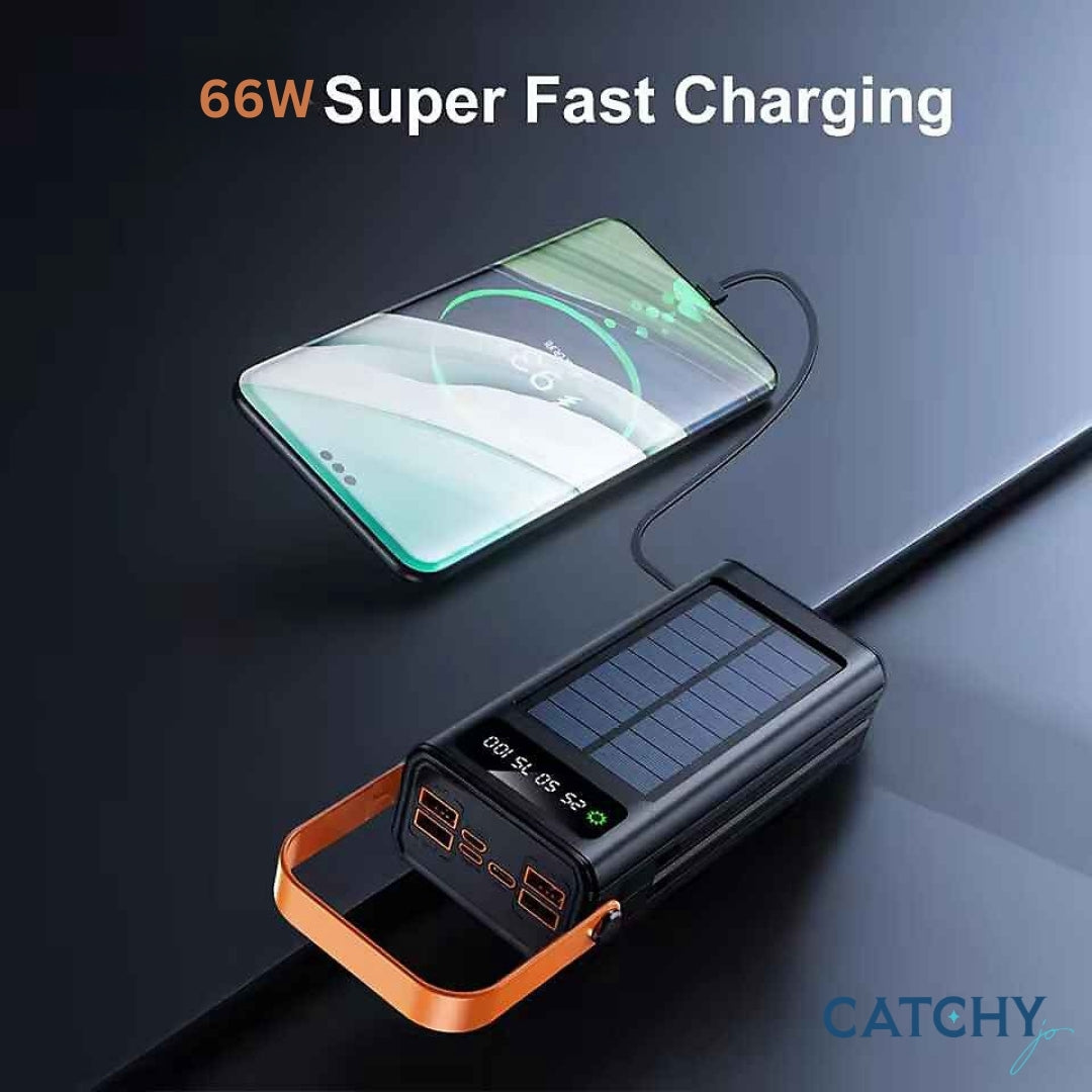 BOXU Solar Power Bank 66W (50000mAh)