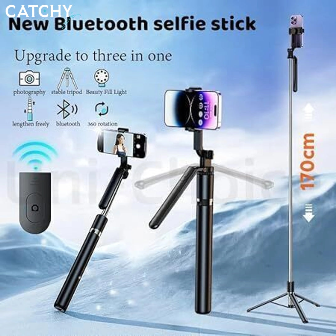 Pharaoh R16S Selfie Stick Tripod With Bluetooth Remote