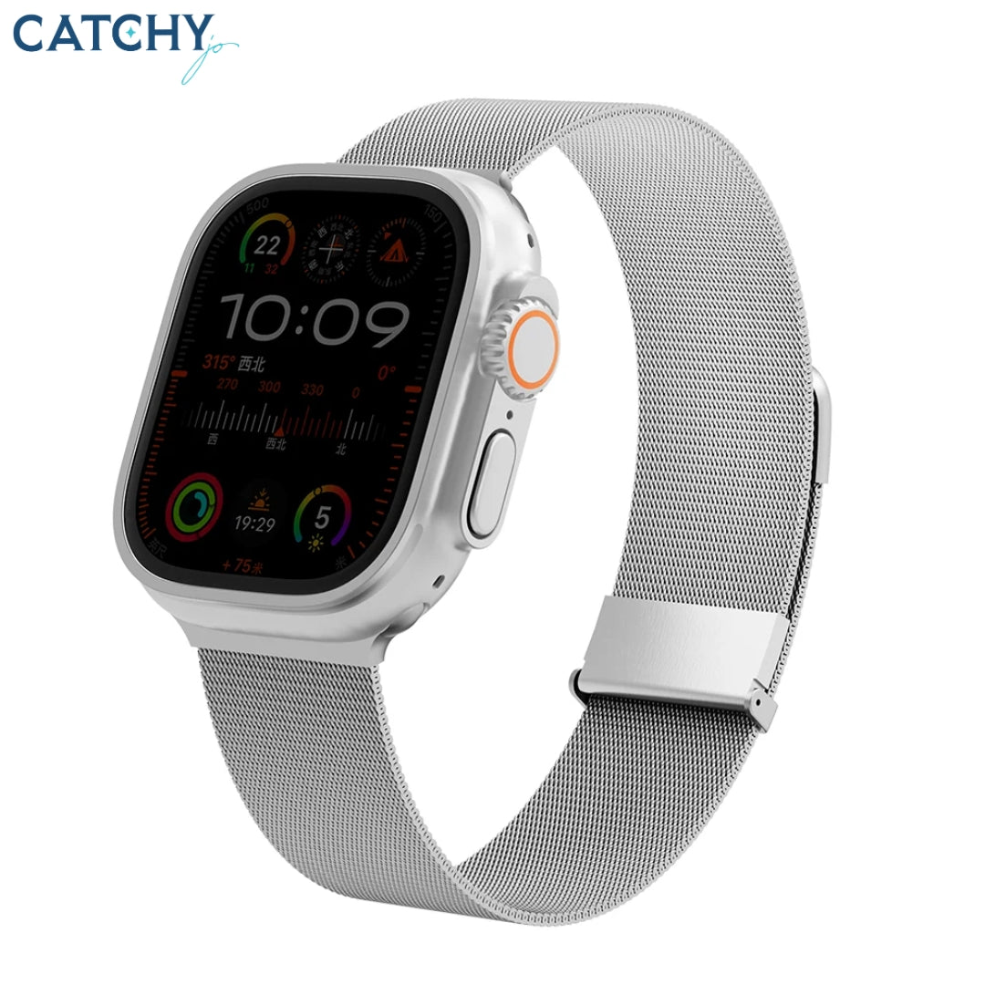 WiWU WB302 MagFlex Secure Magnetic Mesh Watch Band for Apple Watch