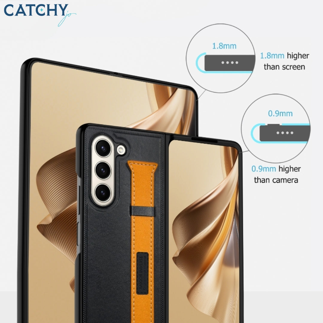 Samsung Fold 7 Leather Shockproof Protective Case
