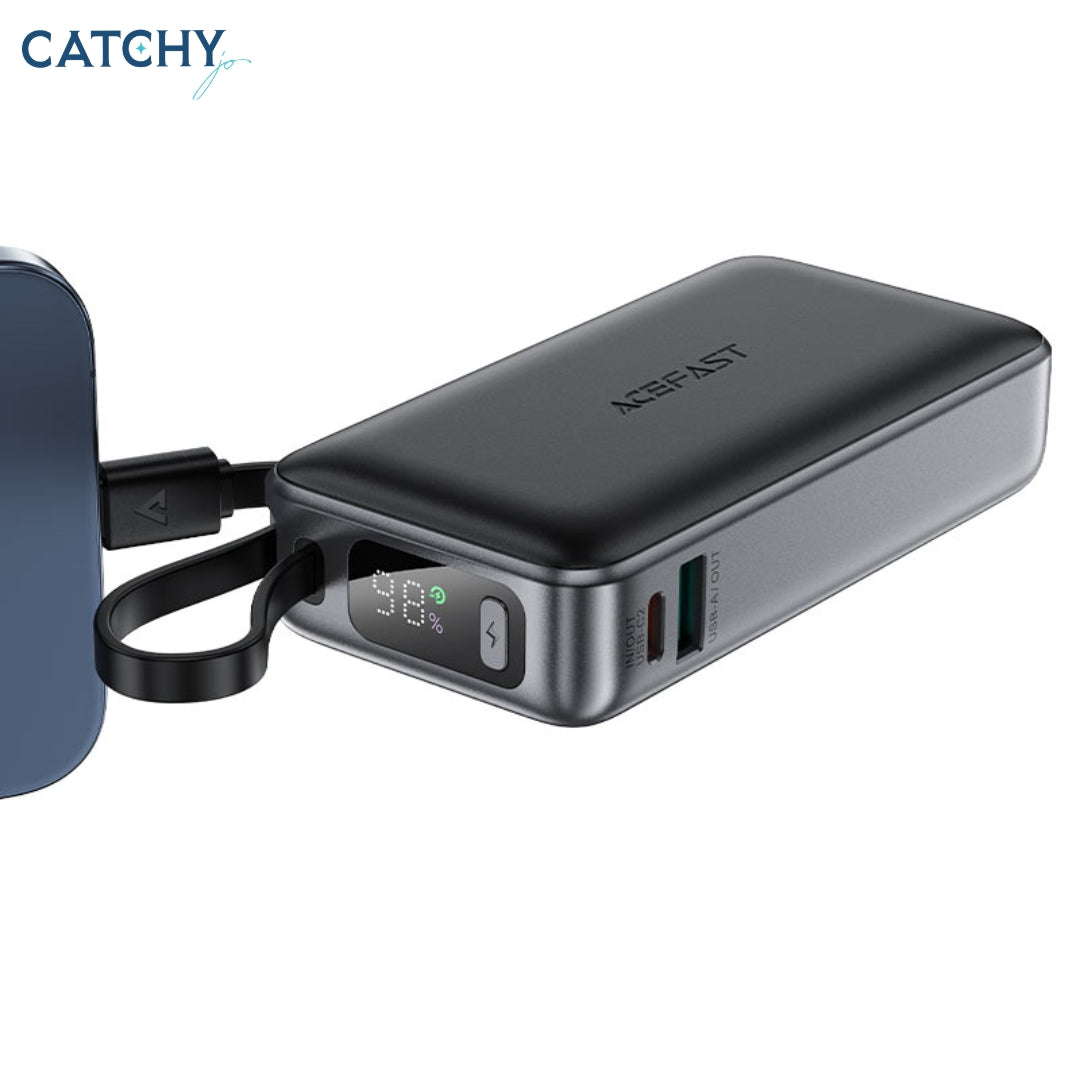 ACEFAST M7 Power Bank With Type-C Cable (10000mAh)