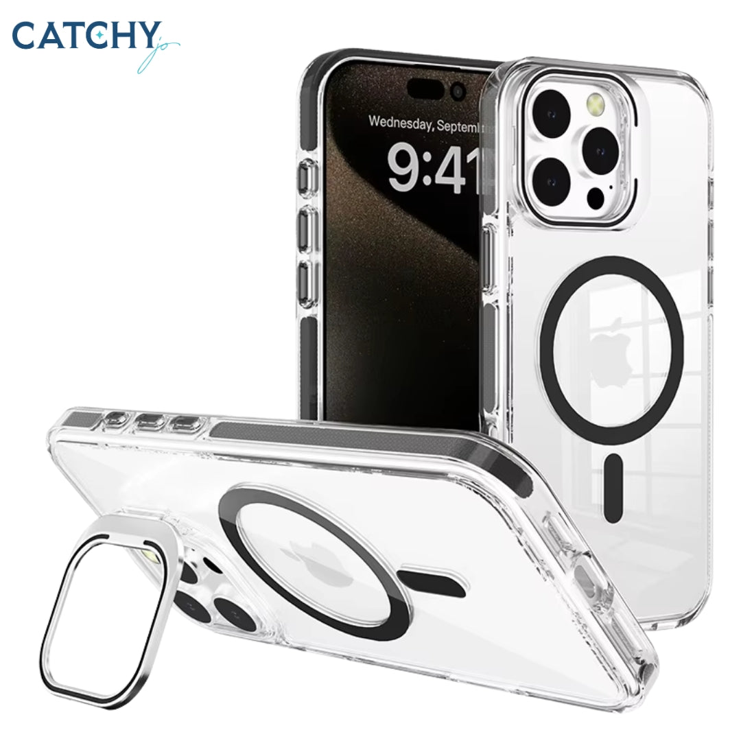 Magnetic Acrylic Transparent iPhone Case | iPhone 17 | iPhone 17 Air | iPhone 17 Pro | iPhone 17 Pro Max | Black | Pink | White | Gray | Blue Magnetic Acrylic Transparent iPhone Case | iPhone 17 | iPhone 17 Air | iPhone 17 Pro | iPhone 17 Pro Max | Black | Pink | White | Gray | Blue