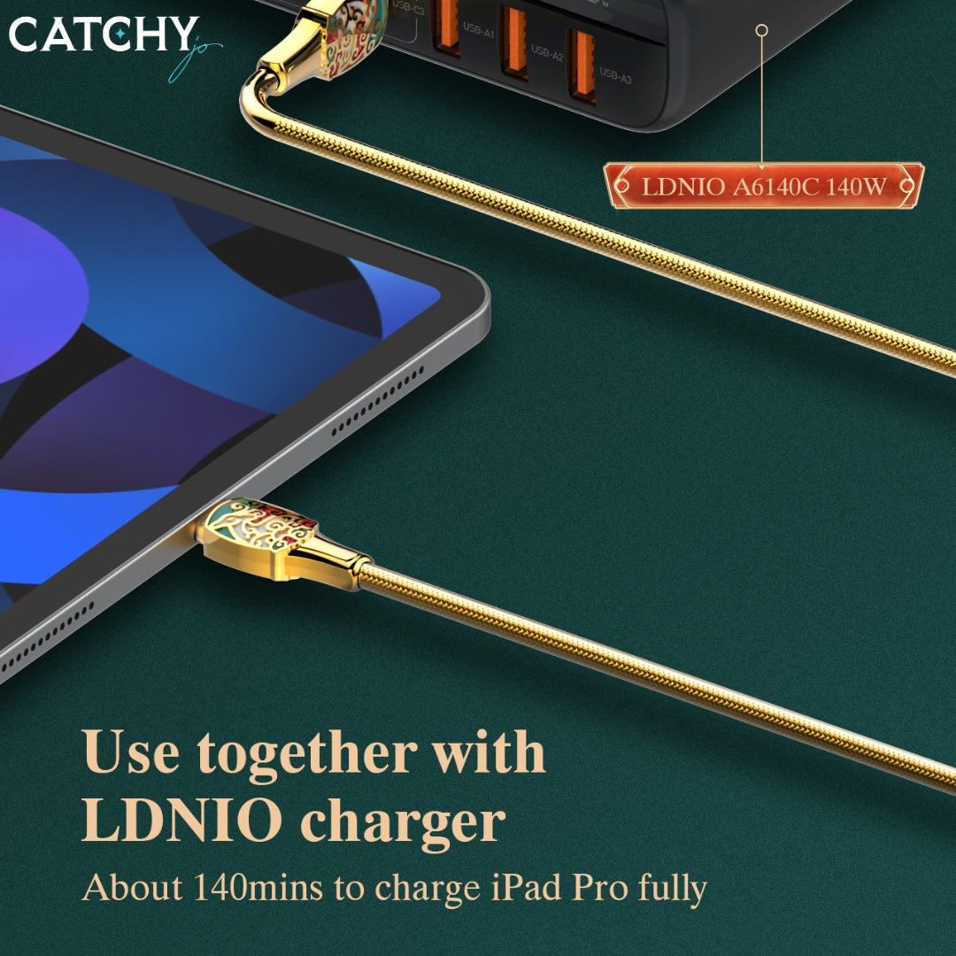 LDNIO LC881C Type-C To Type-C Cable 2M (65W)