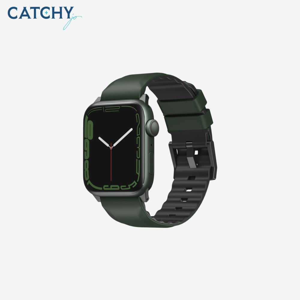 UNIQ Linus سوار سيليكون AiroSoft مقاوم للماء لساعة Apple Watch