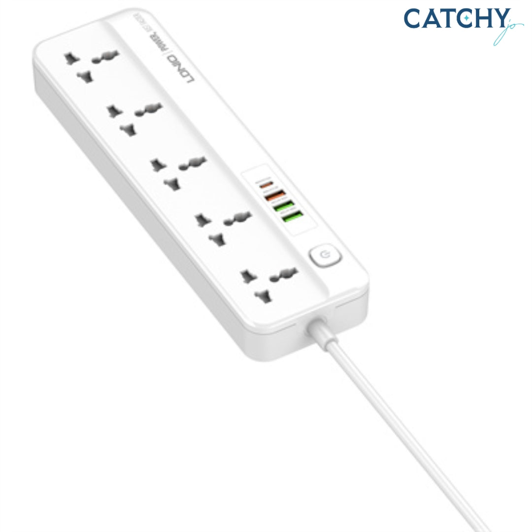 LDNIO SC5415 5 AC Outlets Universal Power Strip