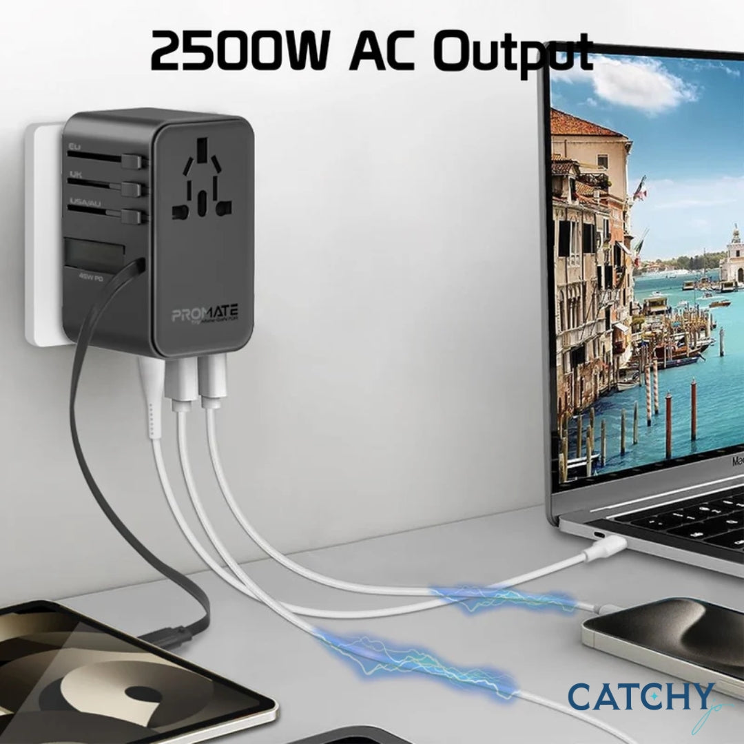 PROMATE TripMate-GaN70R Charging Adapter