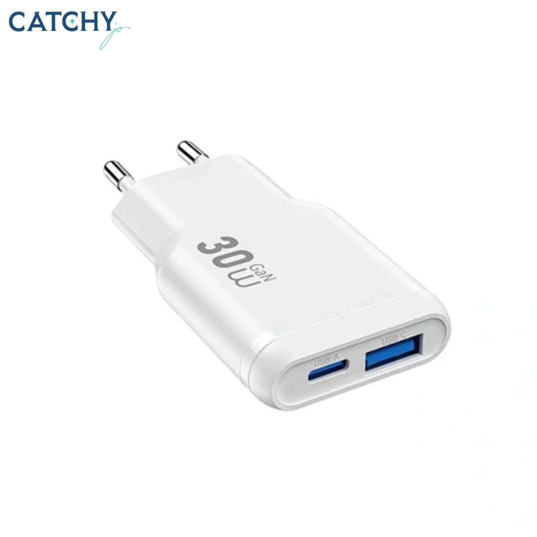 WiWU Wi-G033 Essen Slim Ultra-Compact GaN Charger (30W)