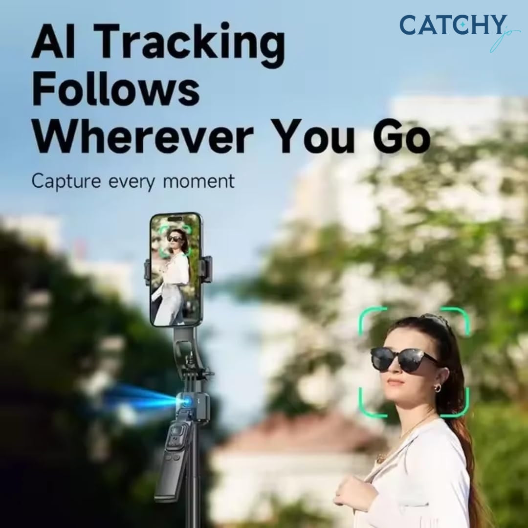 TT07 AI Tracking Gimbal Selfie Stick