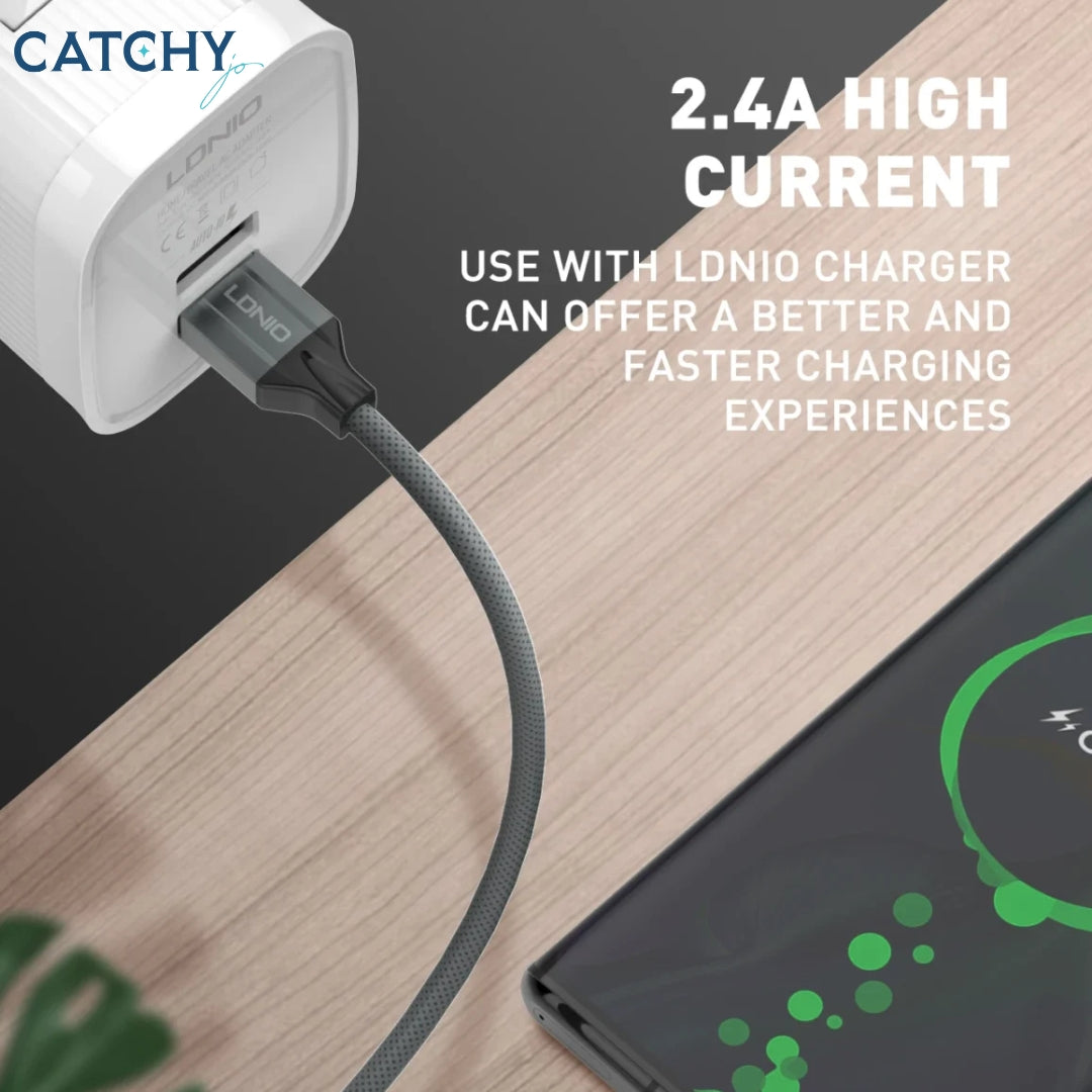 LDNIO LS442 Charging Cable Type-C To USB (2M)