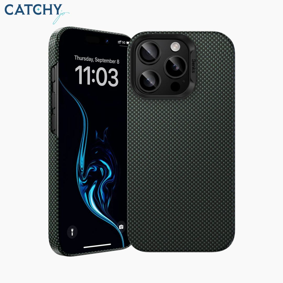 Benks iPhone ArmorTint Case Built With Kevlar | iPhone 16 Pro | iPhone 16 Pro Max | Dark Blue | Green Benks iPhone ArmorTint Case Built With Kevlar | iPhone 16 Pro | iPhone 16 Pro Max | Dark Blue | Green