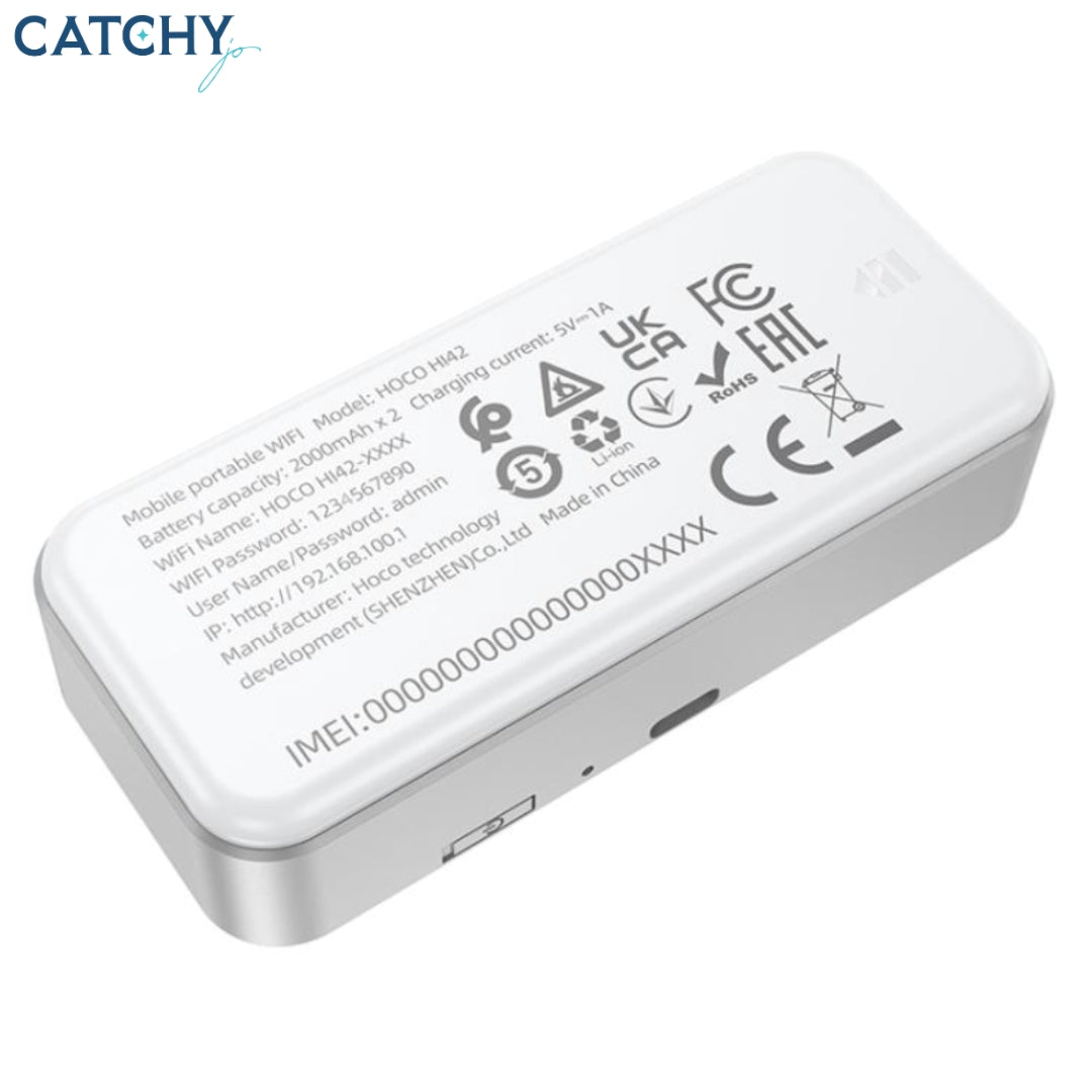 HOCO HI42 Portable Mobile Phone With WiFi & Dual (2000mAh)