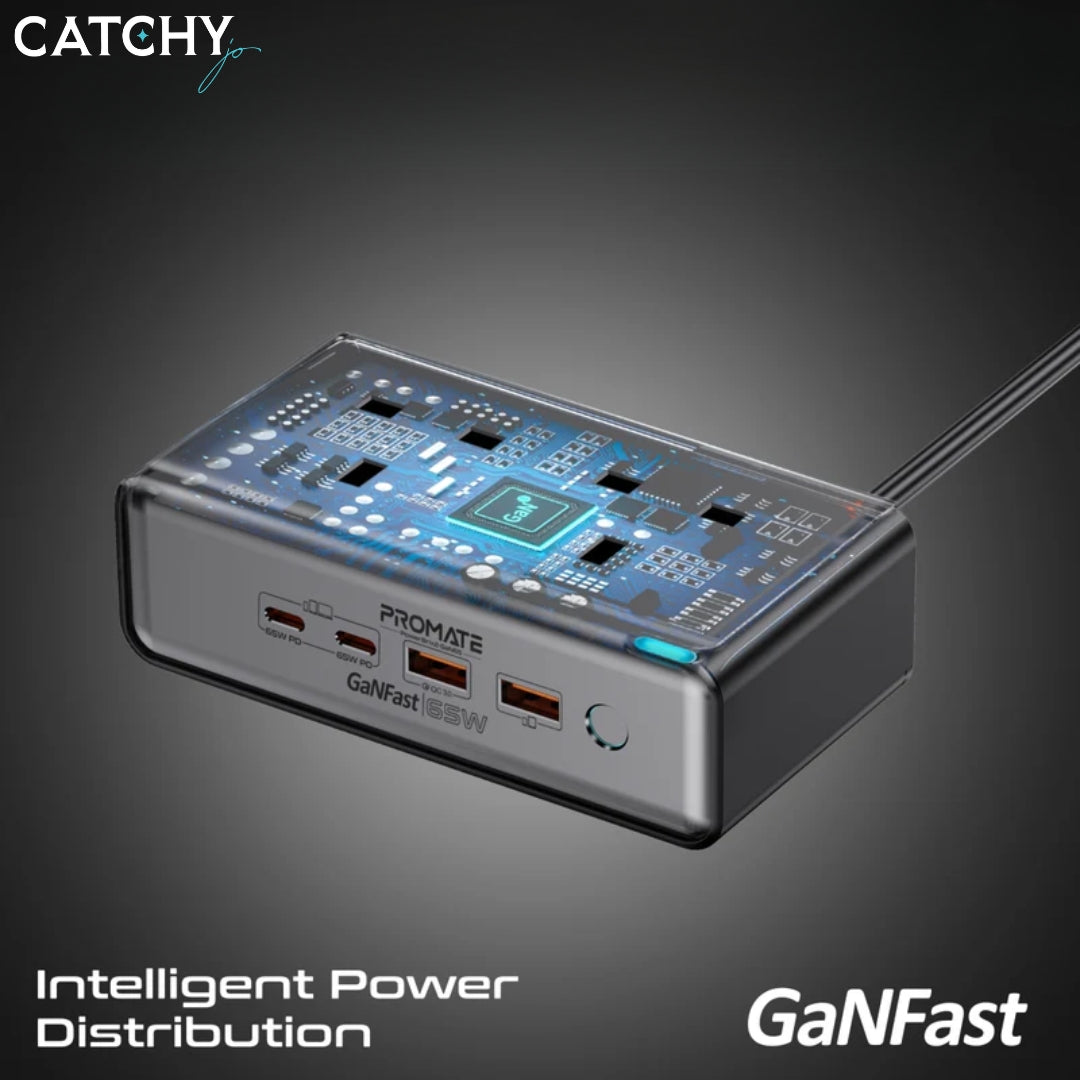 PROMATE PowerBrix2-GaN65W Power Charging Station