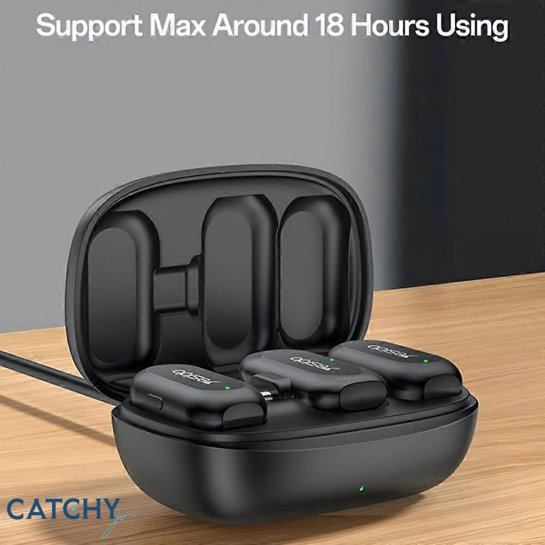YESIDO KR22 Type-C Lavalier Microphone Set With iP Receiver