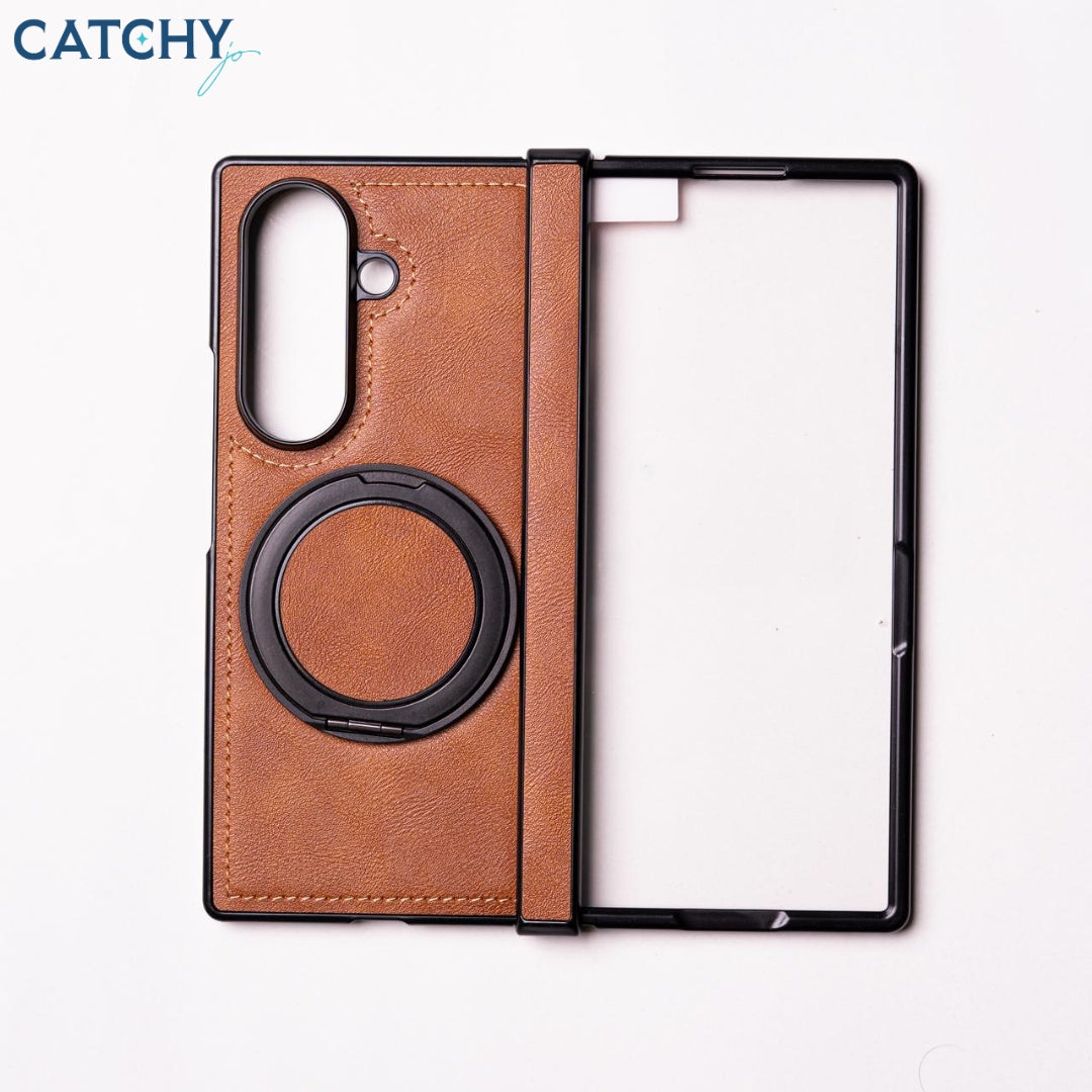 Beunos Samsung Fold Leather Case With 360 Stand