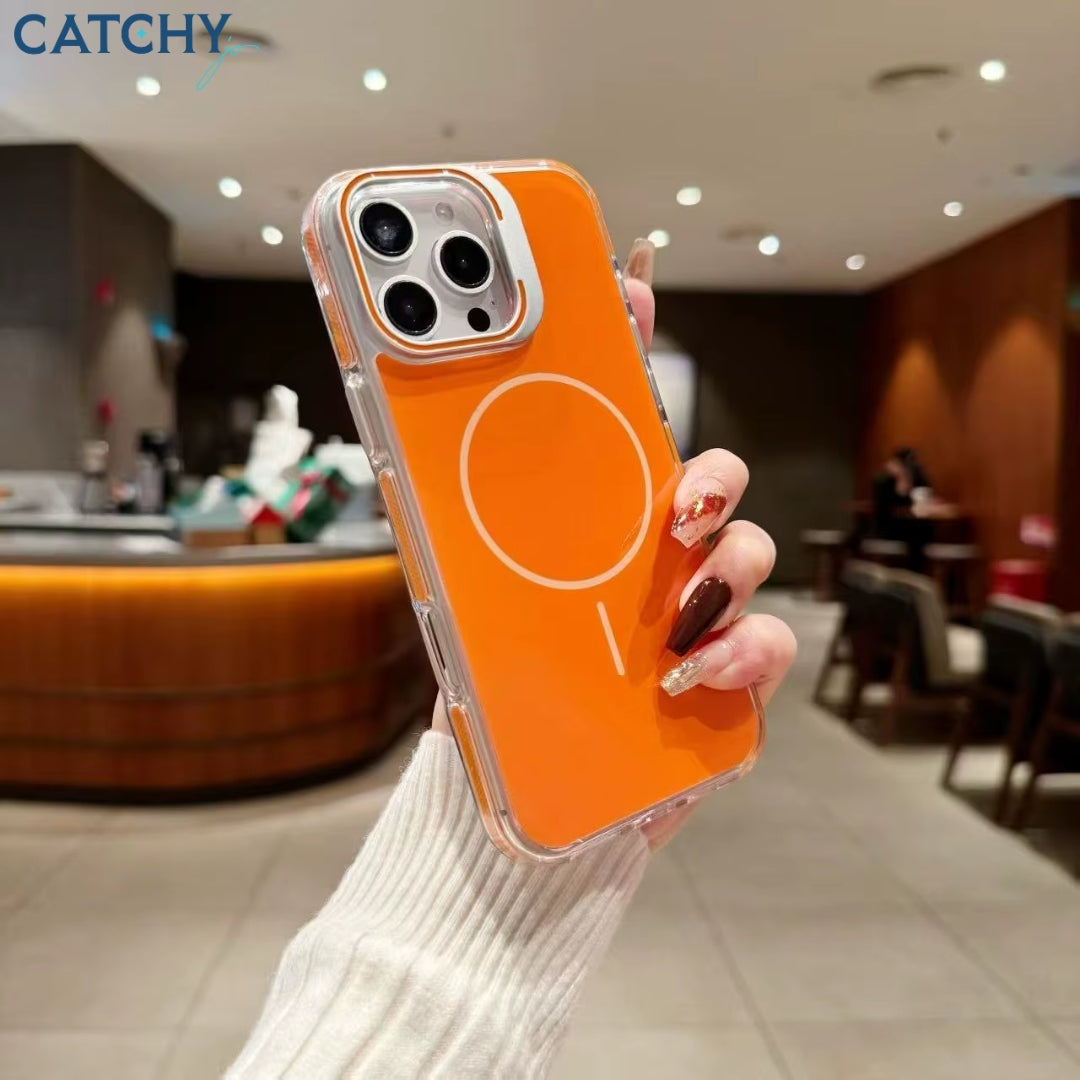 Luxury Shield Magnetic Kickstand iPhone Case | iPhone 17 | iPhone 17 Pro | iPhone 17 Pro Max | Orange | White | Blue | Black | Pink Luxury Shield Magnetic Kickstand iPhone Case | iPhone 17 | iPhone 17 Pro | iPhone 17 Pro Max | Orange | White | Blue | Black | Pink